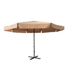 ROJAPLAST Standard napernyő, talp nélkül - bézs - ø 400 cm