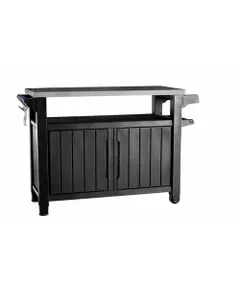 KETER unity XL műanyag kerti grill asztal 183L - grafit