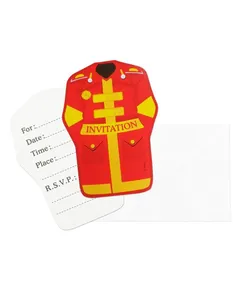 Tűzoltóság Fire Brigade meghívó 6 db-os