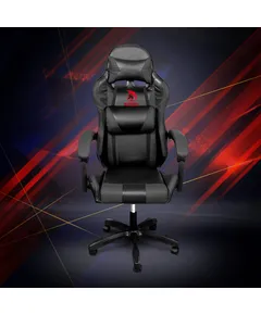 Warrior gamer szék, forgószék fekete (GAMER-BASIC-1-BLACK)