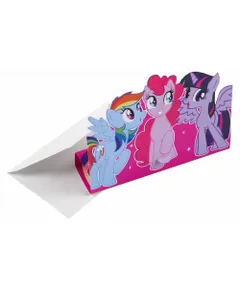 Én kicsi pónim Rainbow Sparkle Party Meghívó 8 db-os