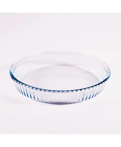 BORCAM kerek bordázott hőálló üvegedény 1.720ml, 260*45mm