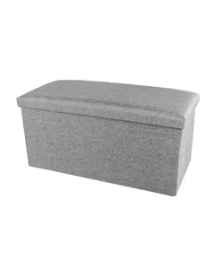Ülésre alkalmas tárolódoboz, ülőke szürke (storage-box-76-grey)