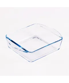 BORCAM négyzetes hőálló üvegedény fogóval  1.040ml, 210*164*55mm