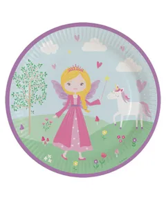 Hercegnők Spell papírtányér 8 db-os 23 cm
