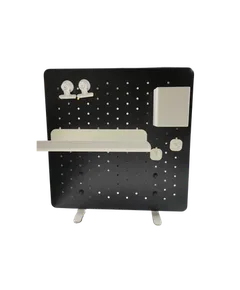 Techsend Pegboard Set Lyukacsos tábla íróasztal rendszerező (2 db, 37x37 cm, csíptethető)