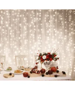 Home DLF 400/WW Led-es fényfüggöny, 2x2 m / 400 led, sorolható, melegfehér