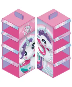 Unikornis Sparkle függő szekrényrendező 4 részes