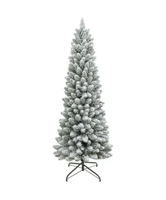 Karácsonyfa MagicHome Karácsony Clark, havas ezüstfenyő, 180 cm