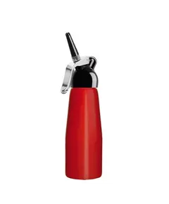 0,5 l-es piros habszifon+ ajándék habpatron