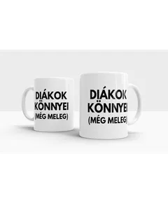Diákok könnyei feliratú bögre