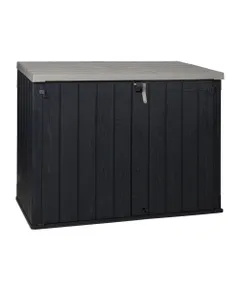 Toomax Stora way plus 2XL grafit 2270 literes műanyag beltéri-kültéri szekrény - grafit/világos szürke