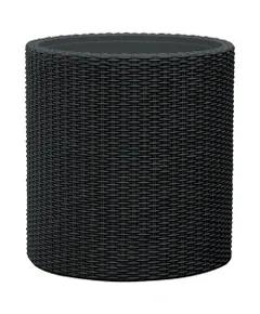 KETER Cylinder "L" polyrattan virágcserép - grafit