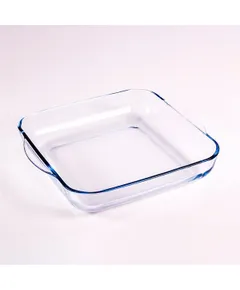 BORCAM négyzetes hőálló üvegedény fogóval 3.200ml, 318*283*60mm