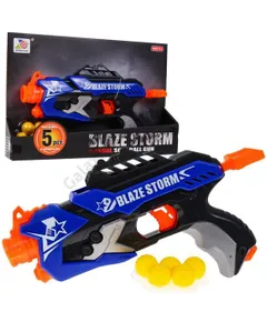 Blaze Storm pisztoly + 5 golyós habgolyók