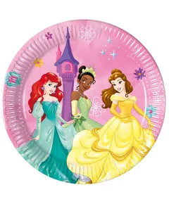 Disney Hercegnők Live Your Story papírtányér 8 db-os 20 cm FSC