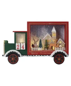 Emos DCWW32 20x30 5 cm 2x AA beltéri LED adventi naptár fa autó